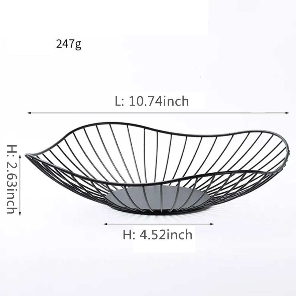 Steven Store™ Metal Fruit Bowl: Modern metal bowl for displaying fruits or as a decorative accent