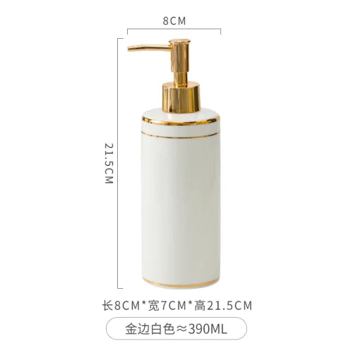 Steven Store™ Soap Dispenser - Stylish and durable bathroom accessory for liquid soap with a smooth pump mechanism and easy refill design.