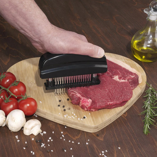 Steven Store™ Stainless Steel Meat Tenderizer: Durable meat tenderizer with ergonomic handle