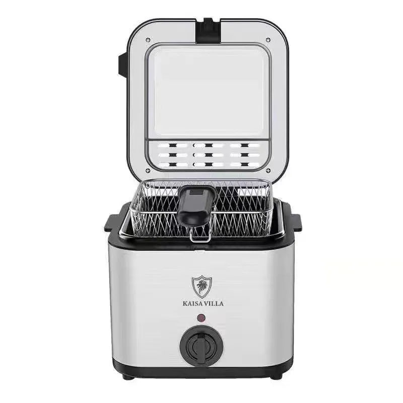 Steven Store™ Electric Deep Fryer: High-quality stainless steel deep fryer with large capacity and adjustable temperature control