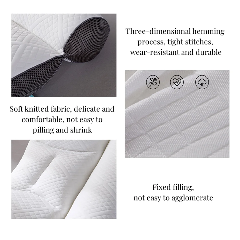 Almohada ergonómica de espuma viscoelástica Ultimate Comfort: apoyo inigualable para un sueño reparador