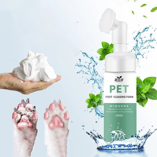 Steven Store™ Pet Foot Cleaner - Gentle and effective paw cleaner with soft silicone bristles for dogs and cats.