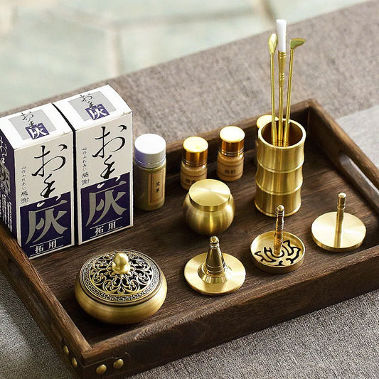 Incense Burner Set Brass Incense Fragrance Making Kit