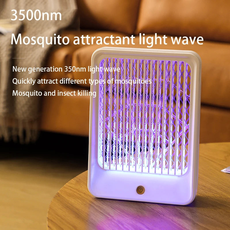 Lámpara LED repelente de mosquitos automática: dispositivo de carga para madres y bebés en interiores, restaurante montado en la pared, etc.