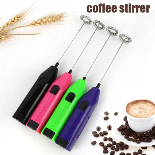 Electric Milk Frother and Handheld Egg Beater: Versatile Kitchen Tool for Frothing and Mixing