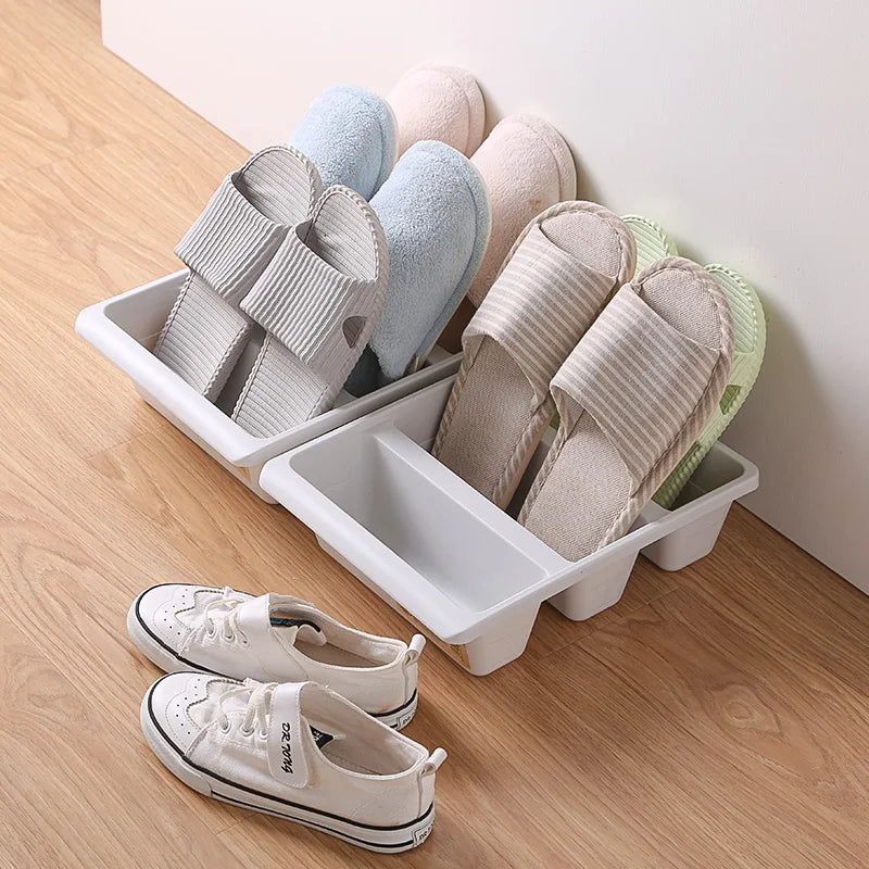 Steven Store™ Shoe Storage Slipper Rack: Space-saving, multi-tiered, durable rack for organizing shoes and slippers.