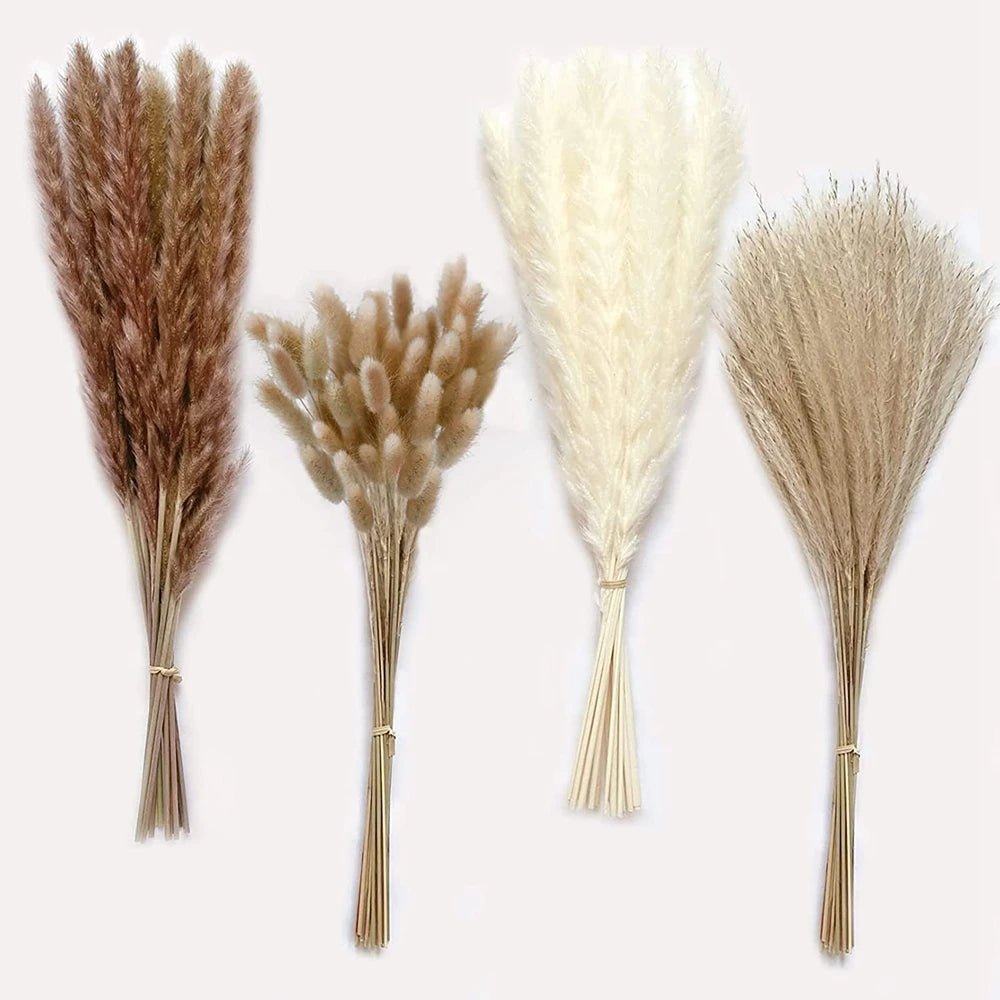 Steven Store™  Small Reed Dried Flowers Bouquet