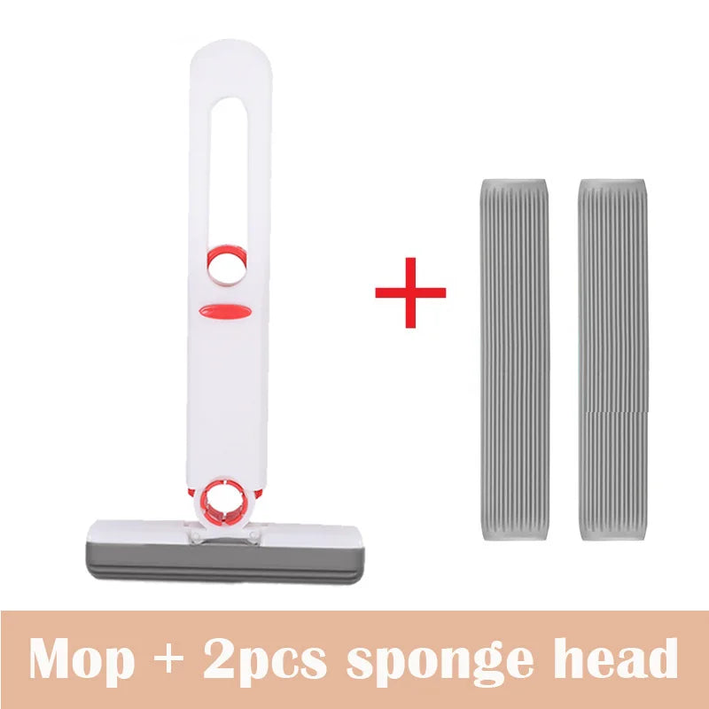 Steven Store™ Portable Self-Squeezing Mini Mop - Compact and convenient mini mop with a self-squeezing mechanism and high-quality microfiber head for efficient cleaning.