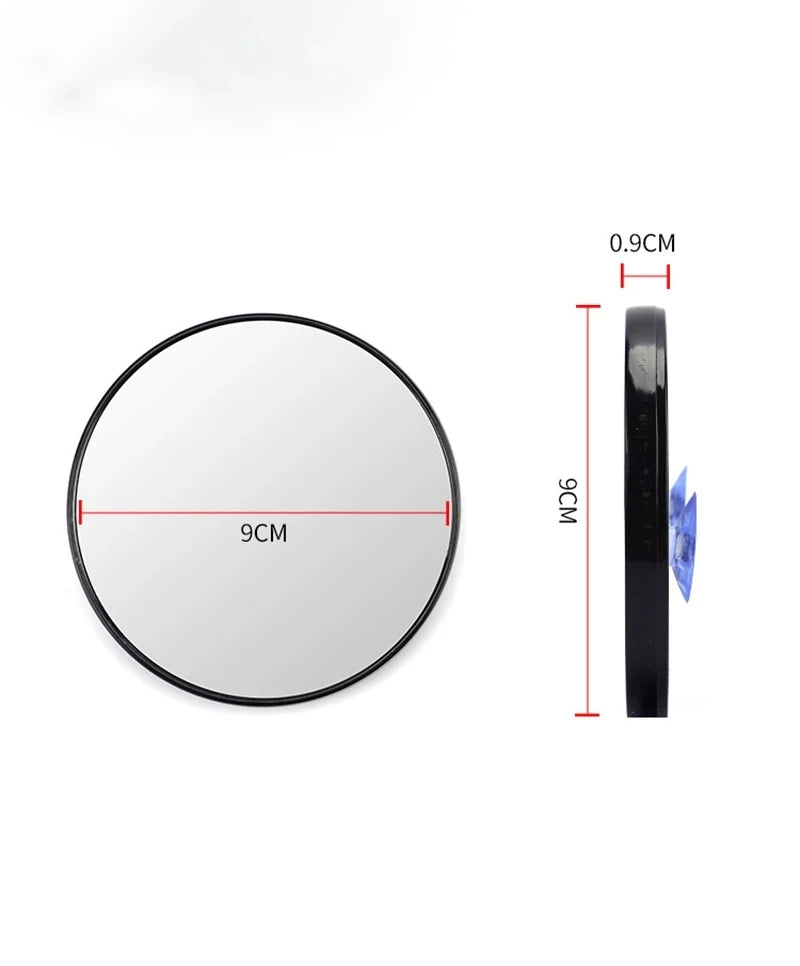 Portable Magnification Mirror with Suction Cup: Your Bathroom Beauty Essential