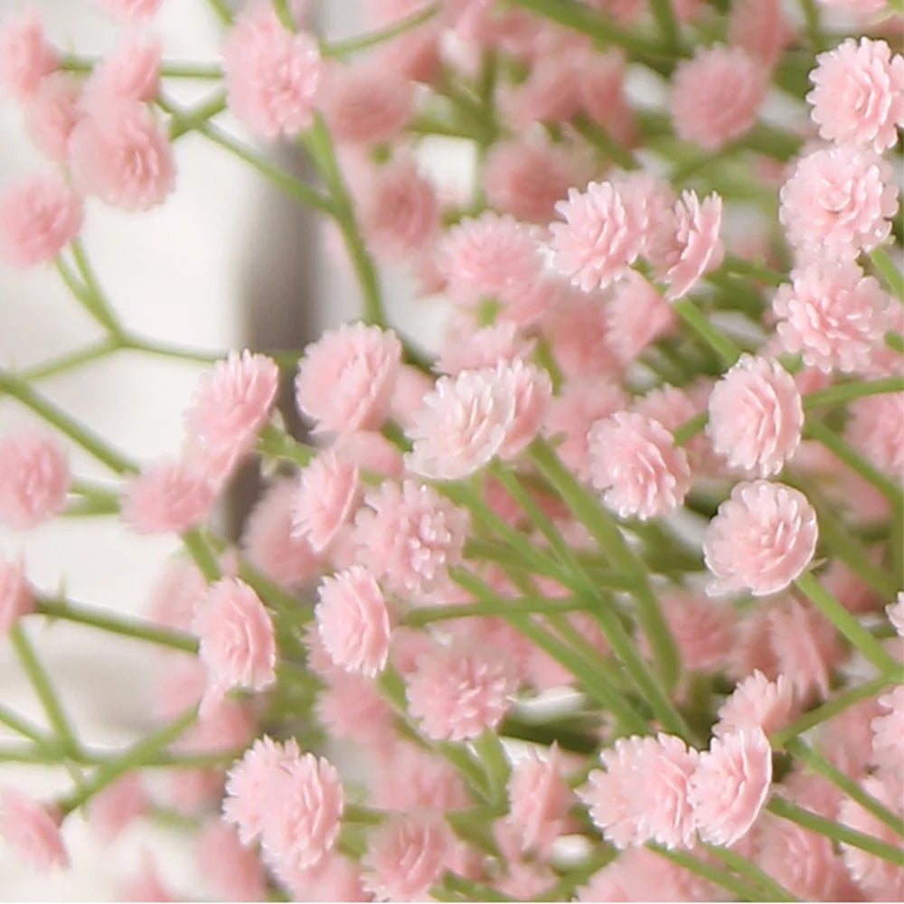 Ethereal Elegance: 108 Heads of Babies Breath Artificial Flowers for DIY Floral Bouquets