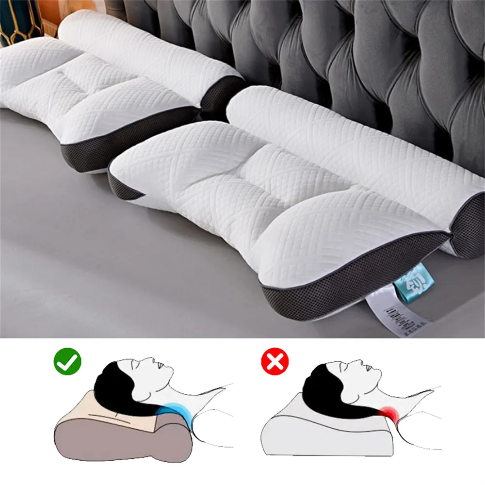 Almohada ergonómica de espuma viscoelástica Ultimate Comfort: apoyo inigualable para un sueño reparador