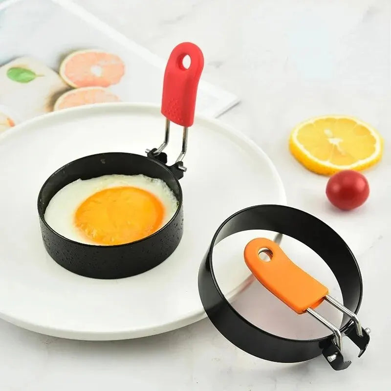 Steven Store™ Metal Fried Egg Pancake Ring: Durable, non-stick kitchen tool for perfect fried eggs and pancakes