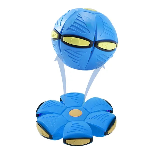 Steven Store™ Interactive Flying Saucer Ball Dog Toy: Durable and versatile toy for dogs