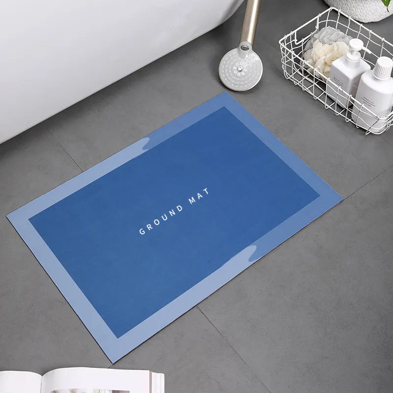 Steven Store™ Super Absorbent Non Slip Bathroom Rug - Plush bathroom rug with super absorbent material and non-slip backing for enhanced comfort and safety.