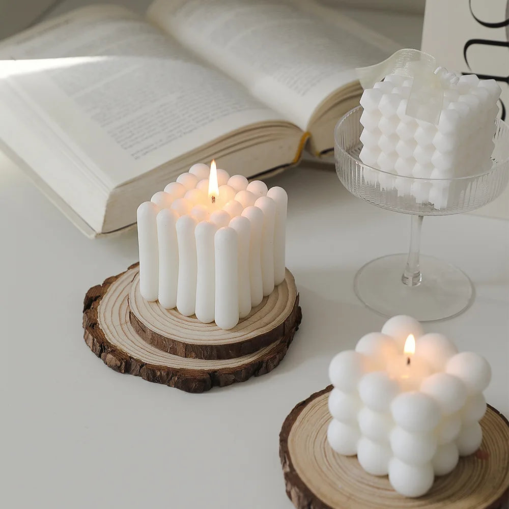 Cubic Serenity Geometric Scented Candle