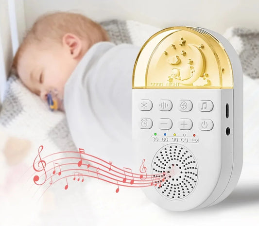 Steven Store™ Portable White Noise Baby Sleep Machine: Compact and rechargeable, perfect for soothing your baby to sleep with gentle sounds.