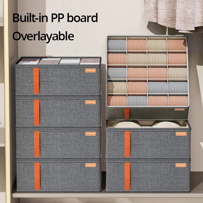 Steven Store™ Underwear Storage Set: Durable, foldable, multi-compartment storage solution for underwear, socks, and accessories.
