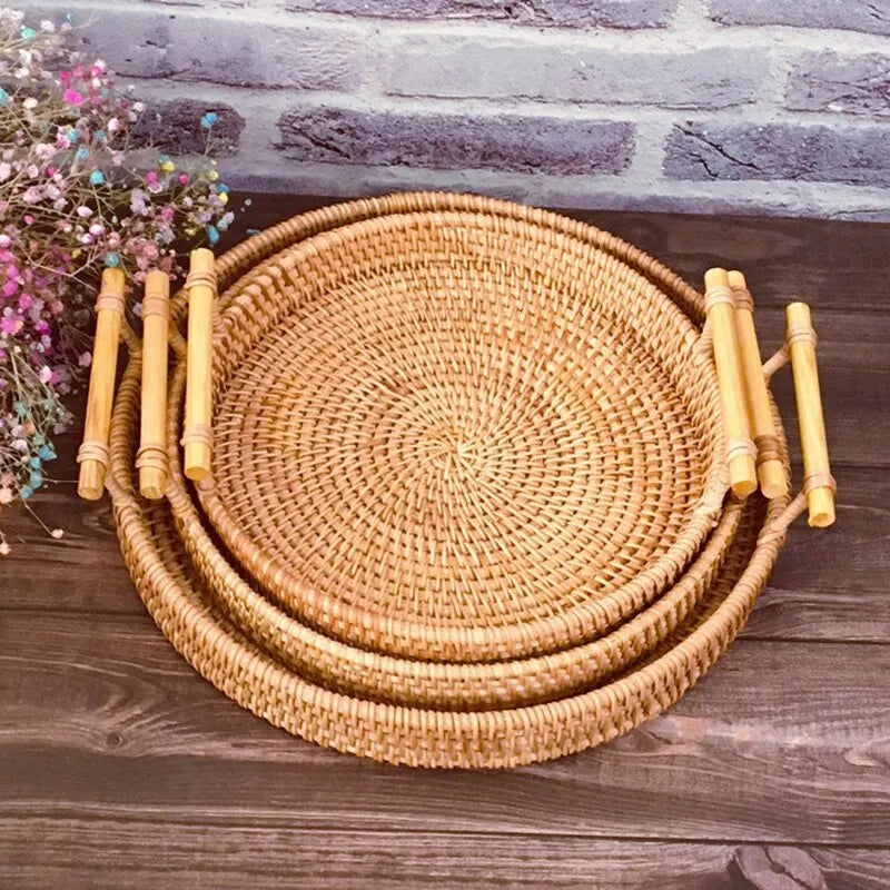 Steven Store™ Round Bread Storage Tray: Elegant and durable storage tray for keeping bread and baked goods fresh