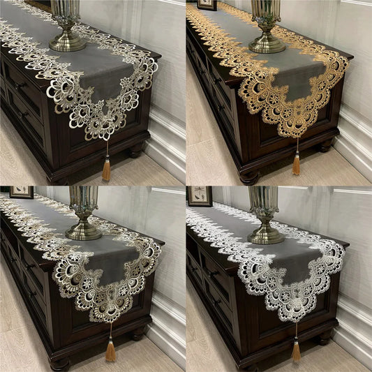 Lace Table Runner Tea Table TV Cabinet