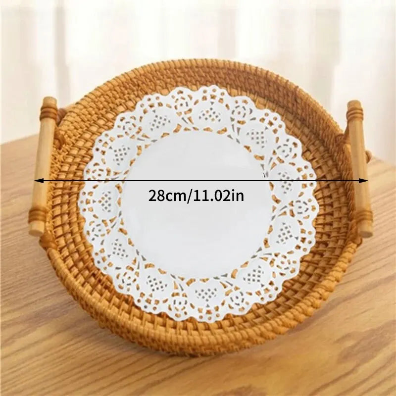 Steven Store™ Round Bread Storage Tray: Elegant and durable storage tray for keeping bread and baked goods fresh