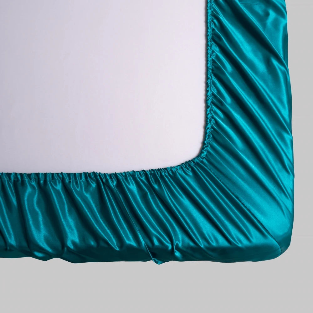 Steven Store™ Silk Fitted Bed Sheet