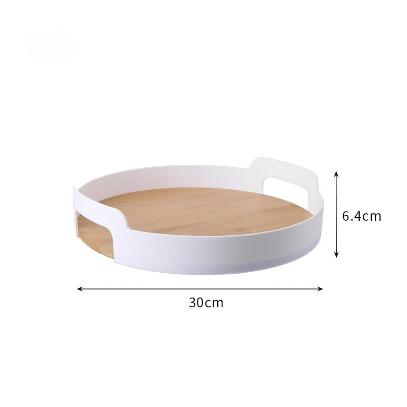 Steven Store™ Bamboo Serving Tray: Premium eco-friendly bamboo tray for serving and organizing