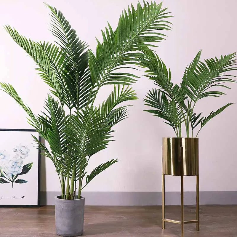 Steven Store™ Large Artificial Palm Tree - Realistic and low-maintenance artificial palm tree for indoor and outdoor décor.