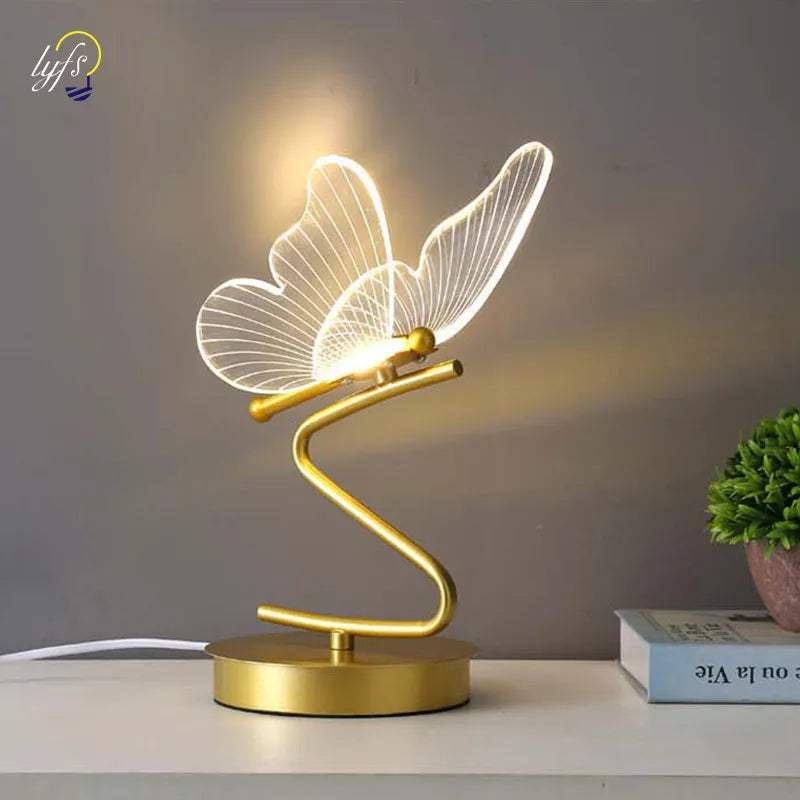 Steven Store™ Butterfly Table Lamp - Whimsical butterfly design table lamp with soft ambient lighting and high-quality construction.