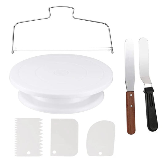 Steven Store™ Cake Making Tools Kit: Complete set for baking and decorating cakes