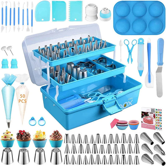 Steven Store™ Ultimate Cake Decorating Kit: Complete set of tools for cake decoration