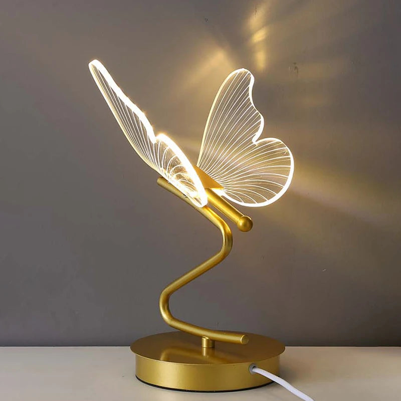 Steven Store™ Butterfly Table Lamp - Whimsical butterfly design table lamp with soft ambient lighting and high-quality construction.