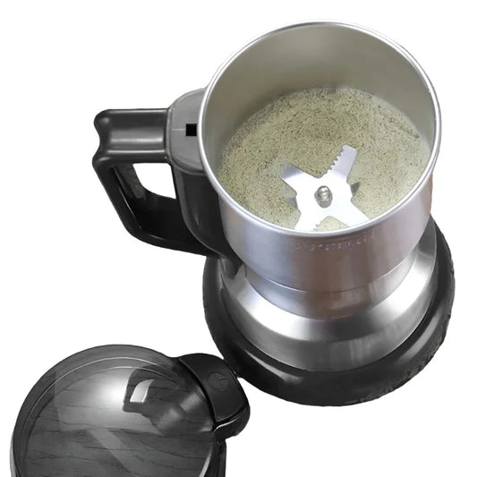 Steven Store™ High-Power Electric Coffee Grinder: Sleek coffee grinder with stainless steel blades