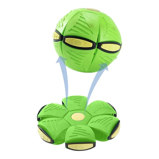 Steven Store™ Interactive Flying Saucer Ball Dog Toy: Durable and versatile toy for dogs