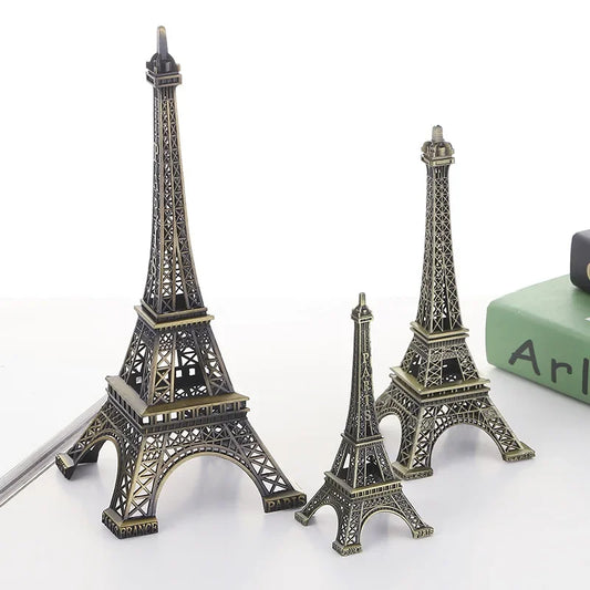 5cm-48cm Bronze Paris Eiffel Tower Metal Crafts Home Decoration Accessories