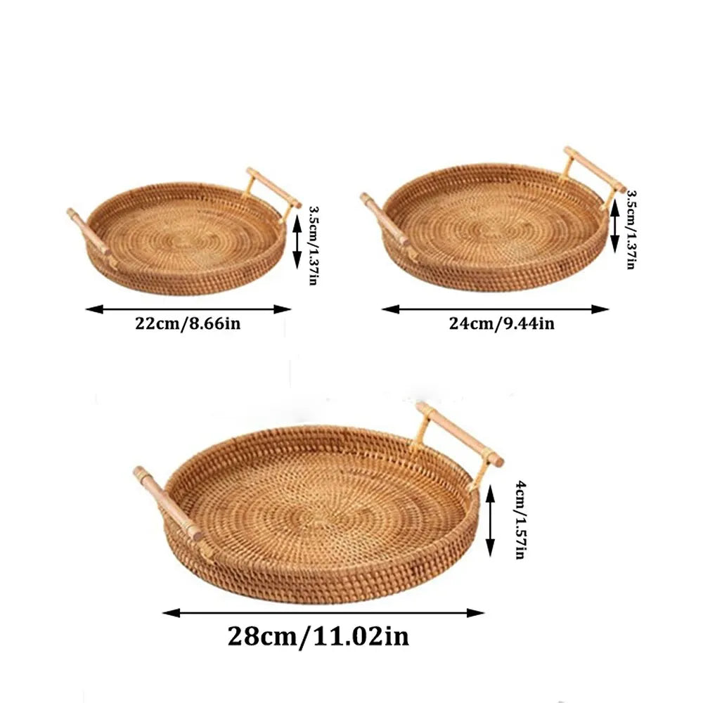 Steven Store™ Round Bread Storage Tray: Elegant and durable storage tray for keeping bread and baked goods fresh