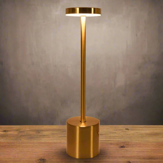Lámpara de mesa de metal táctil recargable LED Steven Store™
