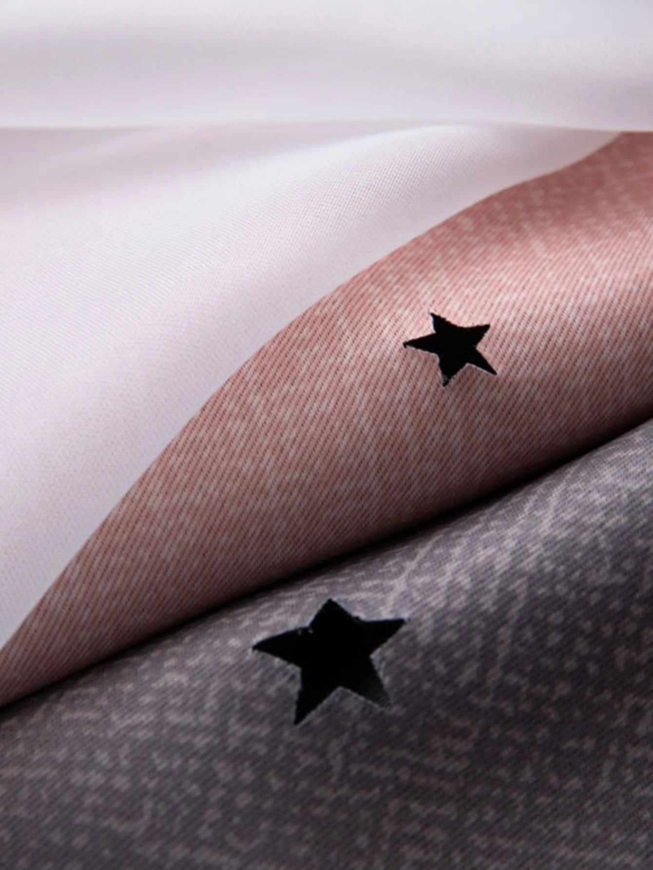 Steven Store™ Silver Twinkle Star Blackout Curtains: Elegant and functional for privacy and comfort