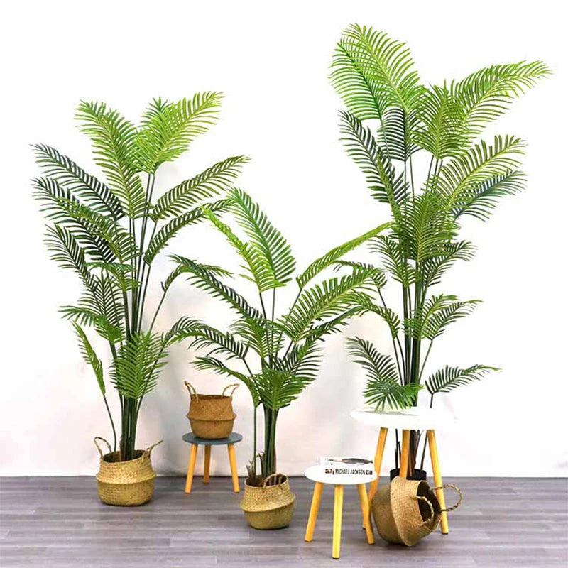 Steven Store™ Large Artificial Palm Tree - Realistic and low-maintenance artificial palm tree for indoor and outdoor décor.