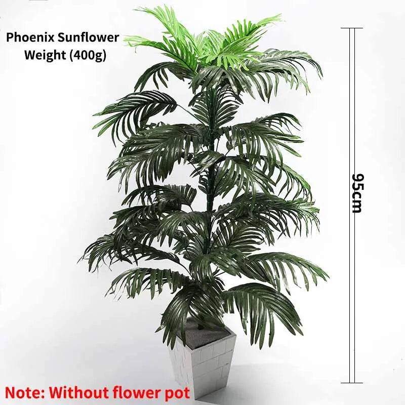 Steven Store™ Large Artificial Palm Tree - Realistic and low-maintenance artificial palm tree for indoor and outdoor décor.