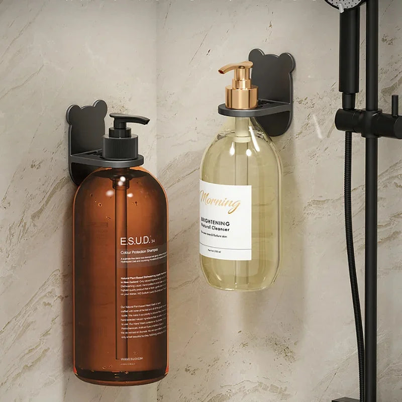 Steven Store™ Adjustable Wall-Mounted Shower Gel and Shampoo Bottle Holder