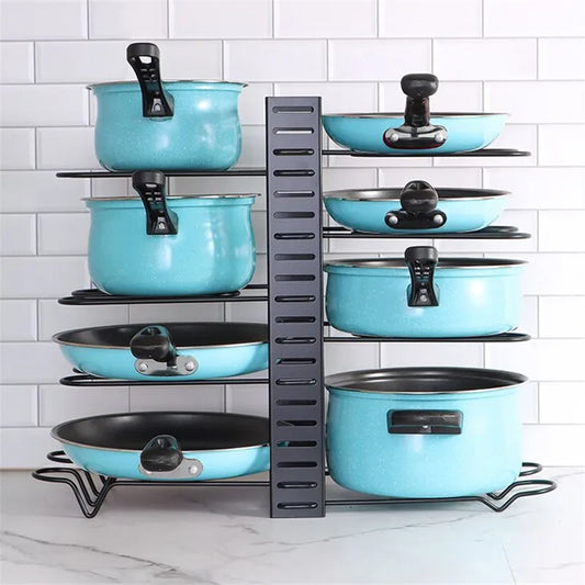 Steven Store™ Pan Pot Rack: Durable and stylish kitchen rack for organizing pots, pans, and utensils