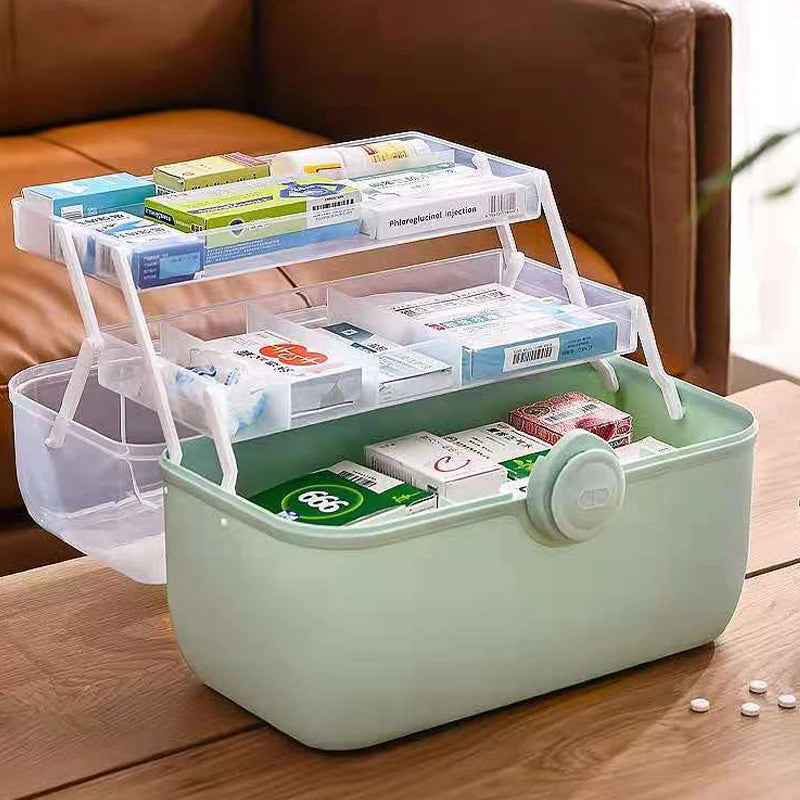 Steven Store™ Caja organizadora de medicamentos de gran capacidad