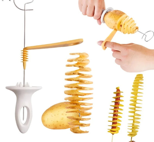 Steven Store™ Spiral Slicer for Potatoes: Kitchen tool for making perfect potato spirals