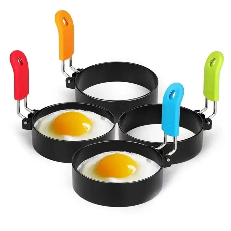 Steven Store™ Metal Fried Egg Pancake Ring: Durable, non-stick kitchen tool for perfect fried eggs and pancakes