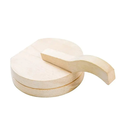 Steven Store™ Solid Wood Dough Press Tool: High-quality, ergonomic wooden tool for perfect dough pressing in baking and cooking