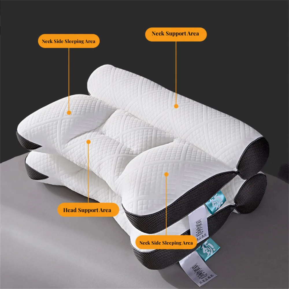 Almohada ergonómica de espuma viscoelástica Ultimate Comfort: apoyo inigualable para un sueño reparador